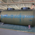 10000liters lowest price double layers fiberglass fuel tank